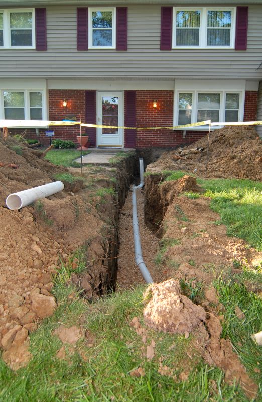 Sewer Line Tap Installation