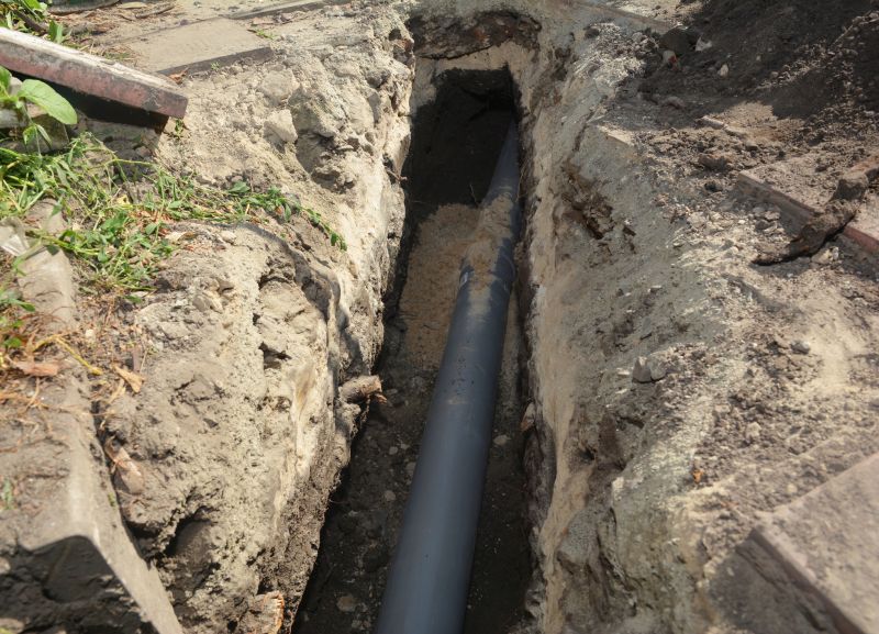 Sewer Line Tap Installation