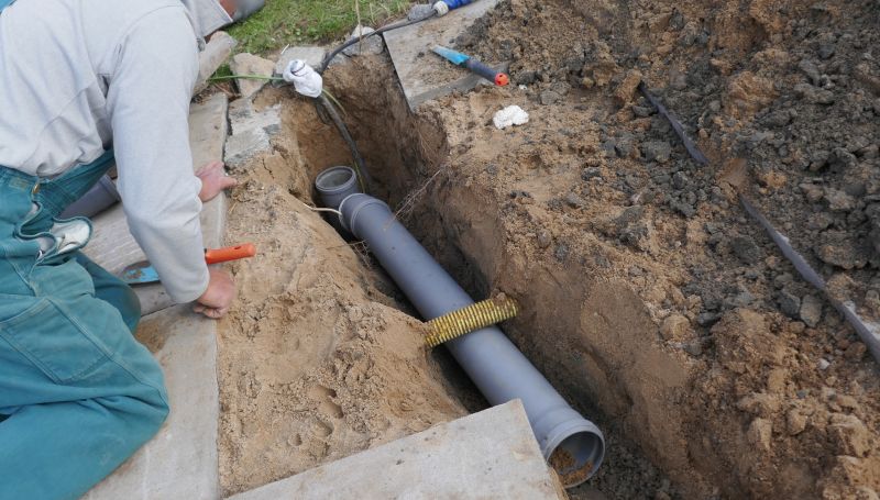 Sewer Line Tap Installation